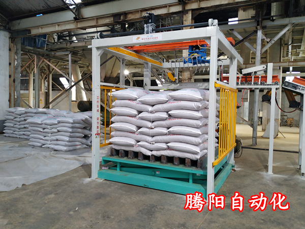 袋料全自動碼垛機(jī)工作流程